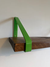 Load image into Gallery viewer, Green - Ral 6018 Triangle Heavy Duty Metal Shelf Bracket