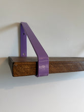Load image into Gallery viewer, Lilac - Ral 4005 Triangle Heavy Duty Metal Shelf Bracket - Unique Metalcraft