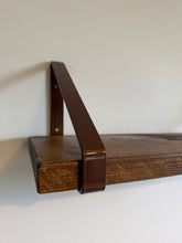 Load image into Gallery viewer, Mahogany Brown - Ral 8016 Triangle Heavy Duty Metal Shelf Bracket