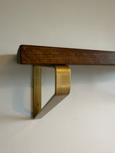 Load image into Gallery viewer, Metallic Gold - Triangle Heavy Duty Metal Shelf Bracket