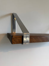 Load image into Gallery viewer, Chrome Triangle Heavy Duty Metal Shelf Bracket