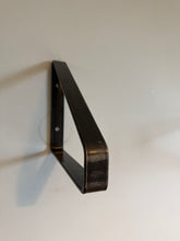 Load image into Gallery viewer, Raw Steel - Matte Lacquer - Triangle Heavy Duty Metal Shelf Bracket