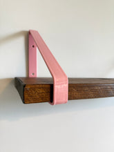 Load image into Gallery viewer, Pink - Ral 3015 Triangle Heavy Duty Metal Shelf Bracket - Unique Metalcraft