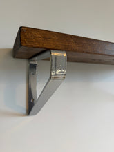 Load image into Gallery viewer, Chrome Triangle Heavy Duty Metal Shelf Bracket
