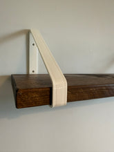 Load image into Gallery viewer, White - Ral 9010 Triangle Heavy Duty Metal Shelf Bracket - Unique Metalcraft