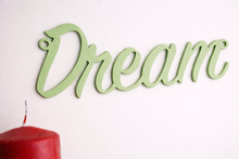 Load image into Gallery viewer, 'Dream' Sign Metal Wall Art - Unique Metalcraft