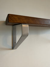Load image into Gallery viewer, Metallic Silver Triangle Heavy Duty Metal Shelf Bracket