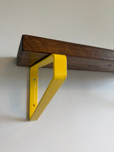 Load image into Gallery viewer, Yellow Triangle Heavy Duty Metal Shelf Bracket - Unique Metalcraft