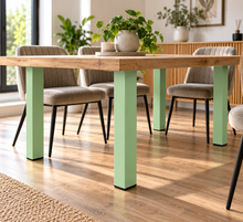 Load image into Gallery viewer, Square Metal Table Legs – 35 Colours Available - Steel Bench & Bar Legs – 200mm–1000mm – Handmade UK - Unique Metalcraft