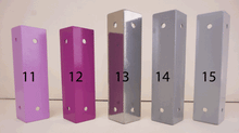 Load image into Gallery viewer, Coloured alcove Shelf Brackets - Pair - Heavy Duty - Steel - Many Sizes - Unique Metalcraft