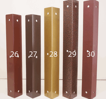 Load image into Gallery viewer, Coloured alcove Shelf Brackets - Pair - Heavy Duty - Steel - Many Sizes - Unique Metalcraft