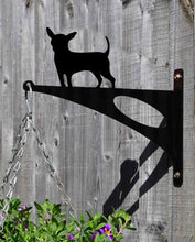 Load image into Gallery viewer, Chihuahua Hanging Basket Bracket - Unique Metalcraft