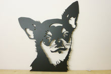Load image into Gallery viewer, Chihuahua Dog Head Dog Wall Art / Garden Art - Unique Metalcraft