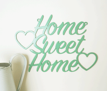 Load image into Gallery viewer, 'Home Sweet Home' Sign Metal Wall Art - Unique Metalcraft