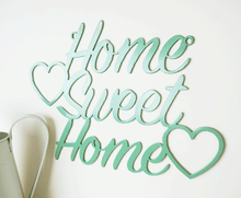 Load image into Gallery viewer, 'Home Sweet Home' Sign Metal Wall Art - Unique Metalcraft
