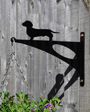 Load image into Gallery viewer, Dachshund Hanging Basket Bracket - Unique Metalcraft