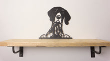 Load image into Gallery viewer, German Short Haired Pointer Peeping Dog Wall Art / Garden Art - Unique Metalcraft