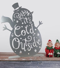 Load image into Gallery viewer, Free Standing Snowman - Unique Metalcraft