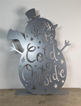 Load image into Gallery viewer, Free Standing Snowman - Unique Metalcraft