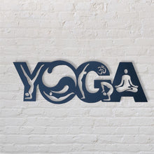 Load image into Gallery viewer, 'Yoga' - Steel Metal Hanging Sign Wall Art - Unique Metalcraft