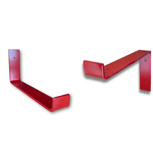 Load image into Gallery viewer, Cherry Red - BS 381C538 - scaffold board shelf brackets - 100mm - 325mm - Unique Metalcraft