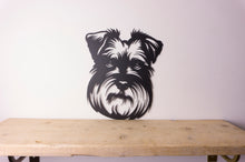 Load image into Gallery viewer, Schnauzer Dog Wall Art / Garden Art - Unique Metalcraft