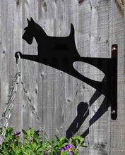 Load image into Gallery viewer, Scottish Terrier Hanging Basket Bracket - Unique Metalcraft