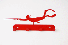 Load image into Gallery viewer, Spear Fishing Key Holder, Hanger, Hook, Spearo - Unique Metalcraft