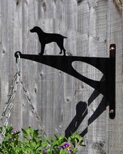 Load image into Gallery viewer, Weimaraner Hanging Basket Bracket - Unique Metalcraft