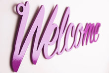 Load image into Gallery viewer, 'Welcome' Sign Metal Wall Art - Unique Metalcraft