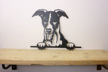 Load image into Gallery viewer, Whippet Head Dog Wall Art / Garden Art - Unique Metalcraft