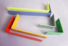 Load image into Gallery viewer, Coloured Shelf Brackets - Heavy Duty - 100mm x 100mm - 100mm x 200mm - 100mm x 300mm - Unique Metalcraft