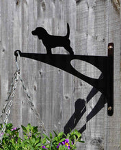 Load image into Gallery viewer, Beagle Hanging Basket Bracket - Unique Metalcraft