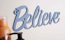 Load image into Gallery viewer, 'Believe' Sign Metal Wall Art - Unique Metalcraft