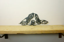 Load image into Gallery viewer, Bloodhound Peeping Dog Wall Art / Garden Art - Unique Metalcraft