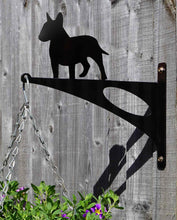 Load image into Gallery viewer, Bull Terrier Hanging Basket Bracket - Unique Metalcraft