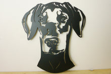 Load image into Gallery viewer, Doberman Head Dog Wall Art / Garden Art - Unique Metalcraft