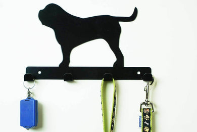 English Mastiff - Dog Lead / Key Holder, Hanger, Hook - Unique Metalcraft