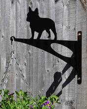 Load image into Gallery viewer, French Bulldog Hanging Basket Bracket - Unique Metalcraft