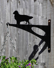 Load image into Gallery viewer, Golden Retriever Hanging Basket Bracket - Unique Metalcraft