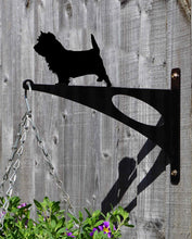 Load image into Gallery viewer, Cairn Terrier Hanging Basket Bracket - Unique Metalcraft