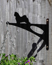 Load image into Gallery viewer, Maltese Terrier Long Haired Hanging Basket Bracket - Unique Metalcraft