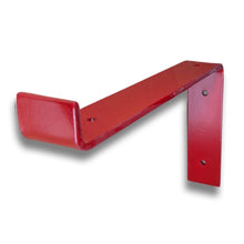 Load image into Gallery viewer, Cherry Red - BS 381C538 - scaffold board shelf brackets - 100mm - 325mm - Unique Metalcraft