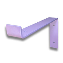 Load image into Gallery viewer, Metallic Pink - scaffold board shelf brackets - 100mm - 325mm - Unique Metalcraft