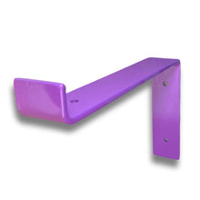 Load image into Gallery viewer, Violet - RAL 4008 - scaffold board shelf brackets - 100mm - 325mm - Unique Metalcraft