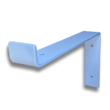 Load image into Gallery viewer, Silver - RAL 9006 - scaffold board shelf brackets - 100mm - 325mm - Unique Metalcraft