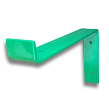 Load image into Gallery viewer, Green - RAL 6018 - scaffold board shelf brackets - 100mm - 325mm - Unique Metalcraft