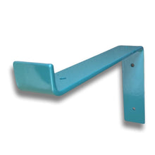 Load image into Gallery viewer, Sea Green - RAL 6000 - scaffold board shelf brackets - 100mm - 325mm - Unique Metalcraft