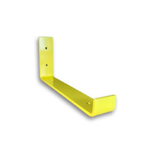 Load image into Gallery viewer, Yellow - RAL 1018 scaffold board shelf brackets - 100mm -325mm - Unique Metalcraft