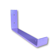Load image into Gallery viewer, Lilac - scaffold board shelf brackets - 100mm - 325mm - Unique Metalcraft